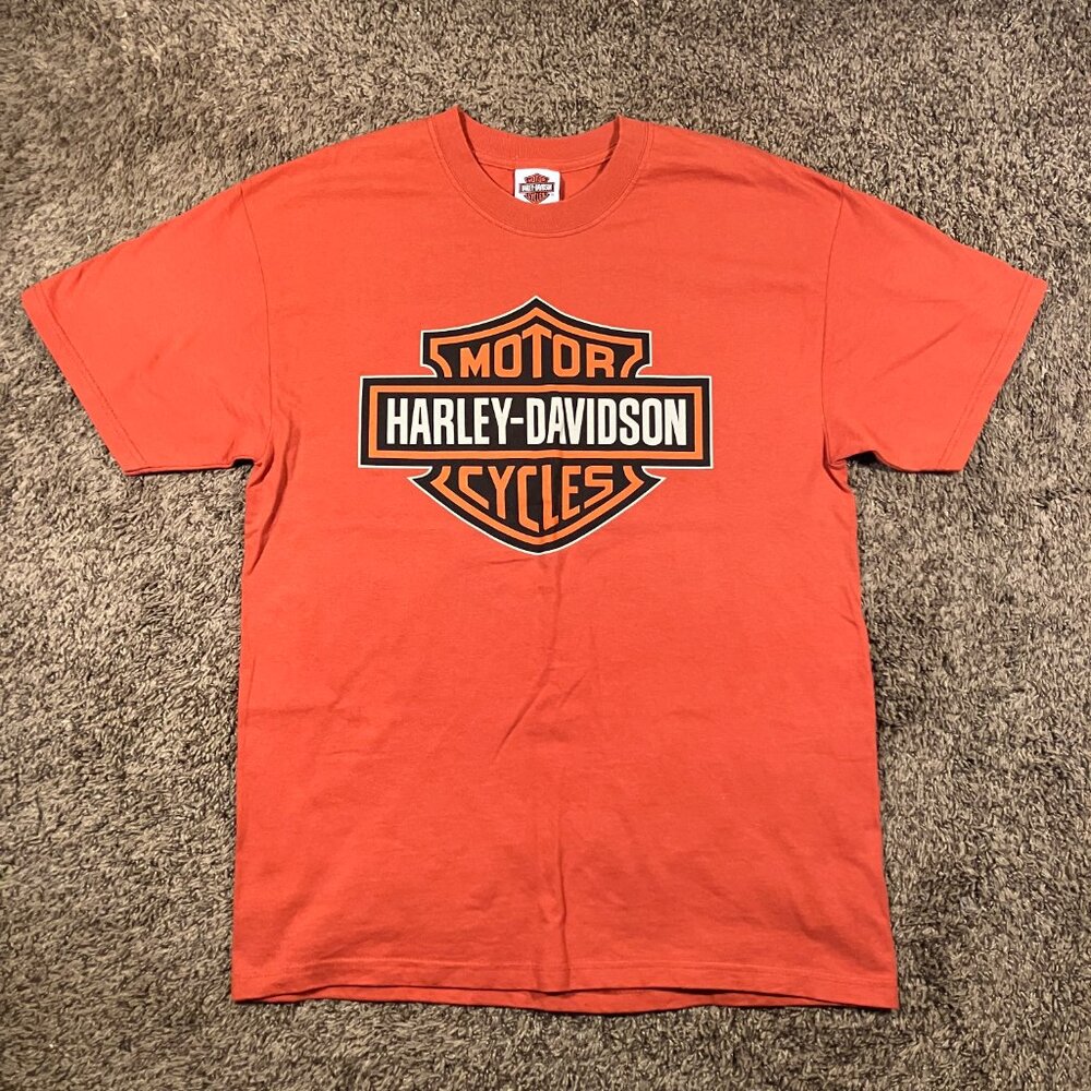 Vintage Harley Davidson Mike's Famous New Castle Delaware T-shirt Large 2005